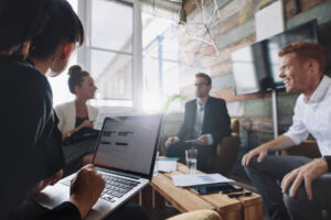 businesswoman working on laptop in meeting 2022 02 02 05 06 45 utc